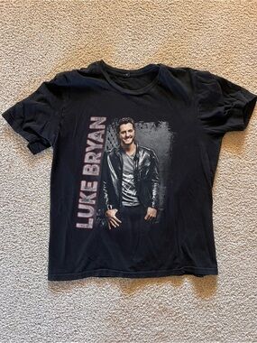 Luke Bryan Black Graphic Tour Tee